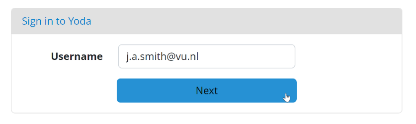 SRAM login page